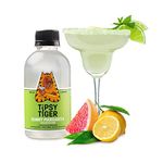 Tipsy Tiger Sunny Margarita with Meyer Lemon, Fuss-Free Cocktail Mixer | 250ML (Pack of 4) | Makes 8 Drinks | Less than 5% added sugar