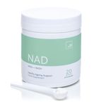 NAD Powder 20g - 250mg x 80 Servings - Over 99% Purity Third Party Tested - Vitality Pro NAD Supplement - 20 Grams