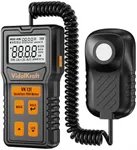 Quantum PAR Meter for LED Grow Light, VidalKraft PPFD Meter with Daily Light Integral, Light Meter for Plants, Greenhouse and Indoor Vertical Farming, Measuring Light Intensity 400-700 nm