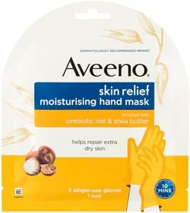 Aveeno Skin Relief Essential Moisturising Shea Butter Fragrance Free Hand Mask Restore & Nourish Extra Dry Skin 1 Pack