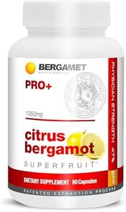 Citrus Bergamot SuperFruit PRO+ with 200mg Olive Leaf Extract - 47% BPF - 80% Polyphenols - 1350mg per Serving - Worlds Strongest - Backed by Clinical Studies - Made in The USA - 90 Caps