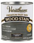 Rust-Oleum Varathane Premium Fast Dry Wood Stain for Interior Wood Surface (946 ml | Color: Carbon Gray | Oil-Based)