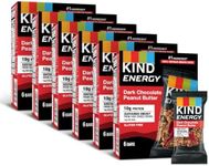 KIND Energy Bar, Dark Chocolate Peanut Butter, Gluten Free, Low Glycemic Index, 1.76 Ounces, 30 Count