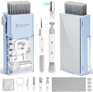 10 in 1 Kit Pulizia Tastiera pc Computer Laptop Spazzola Pulisci Schermo per airpods iphone ipad macbook Tablet Auricolari Bluetooth Smartphone Earbuds Headphones Fotocamera con brevetto (Blu Morandi)
