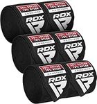 RDX Boxing Hand Wraps Inner Gloves, 4.5m Elasticated Thumb Loop Bandages, Men Women Under Mitts Straps Wrist Protection, Muay Thai MMA Kickboxing Martial Arts, Speed Bag Punching Training