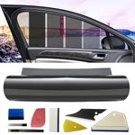 YIFUOK 5% VLT Window Tint Car Film 20" X 100FT & 8 x Window Tint Tools Kit,Universal Heat Control Window Privacy Film and Scratch Resistant,All Car Side & Rear Reusable Windows Tint