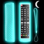 Case for LG TV Remotes, Remote Cover for LG Smart TV Remote Control AKB75095307 AKB75375604 AKB74915305, Replacement Silicone Skin Sleeve Glow in The Dark (Glow Blue)