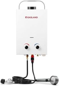 Propane Portable Water Heater, GASLAND Outdoors BS158 1.58GPM 6L Tankless Gas Water Heater, On Demand Hot Water Heater, RV Camping Water Heater, Overheating Protection, Easy to Install