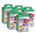 Fujifilm Instax Mini Instant Film White 100 Sheets Color Photo Paper Fuji Mini 9, Mini 8, Mini 7s, Mini 8+, Mini 70, Mini 90, Share Printer SP-2, SP-1, Polariod 300 Cameras