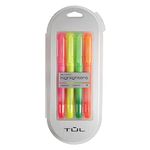 TUL® Highlighters, Chisel Tip, Assorted Barrel Colors, Assorted Ink Colors, Pack Of 4 Highlighters