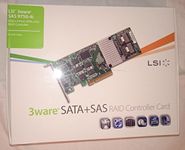 4-PORT Int., 6GB/S Sata+sas, Pcie 2.0, 512MB; In The Box: 3WARE Sas 9750-4I, On