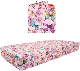 Posh Peanut Baby Crib Sheets for Boys & Girls - Viscose from Bamboo Crib Sheets for Standard Baby Mattresses (52" X 28" X 9") Watercolor Butterfly