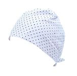 ambitieux Dotted design printed Patka/Skull Cap Bandana - Cycling, Riding, Fashionable Helmet Liner Head Cap for Men & Women (White) (pack of 2)