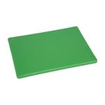 Hygiplas LDPE Chopping Board, Green Colour Coded - Salad and Fruit Prep, Small Size: 12(H) x 305(W) x 229(L)mm, Low Density Polyethylene, Non-Porous Prevents Flavour/Odour Absorption, GH793