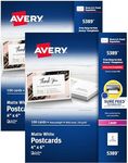 Avery Printable Postcards with Sure