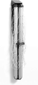 Brabantia WallFix Retractable Washing Line 24m – Wall-Mounted Silver Clothes Air Dryer with Protective Cover