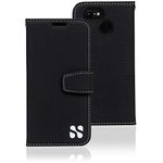 SafeSleeve EMF Protection Anti Radiation Google Case: Google Pixel 3 XL RFID EMF Blocking Wallet Cell Phone Case (Black)