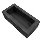 Lormuzi High Purity Graphite Ingot Mold 150ML-1200g(Copper) Gold-Silver-Aluminum-Copper-Brass-Zinc-Lead Alloy Metal Casting Mould