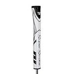 2023 Traxion Pistol GT 2.0 Golf Putter Grip, Lightweight Golf Grip, Advanced Surface Texture Non-Slip,Excellent Push for Golfer(White Black)