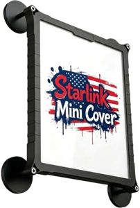Starlink Mini Magnetic Mount Silicone Case, 4 Heavy-Duty Magnets, Heavy Snow & Strong Wind Resistant, Waterproof Shockproof Dustproof, Stable Signal No-Drill for RV, Marine Boat, Car, Outdoor Camping