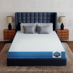 SleepyHug AirCell Ortho Luxe Plus 8 inch Orthopedic Mattress CoolFlow Memory Foam with Honeycomb Grid for California King Size Bed Provides Back Pain Relief Firm Yet Soft Removable Cover (84x72x8)