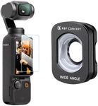 K&F Concept Wide-Angle Lens Compatible with DJI Osmo Pocket 3, Magnetic Attach/Multi-Coated/Optical Glass