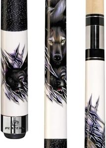 Players D-CWWP White with Howling Wolves Cue, 18-Ounce