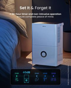 Pro Breeze 30L Dehumidifier – High Capacity Moisture Removal