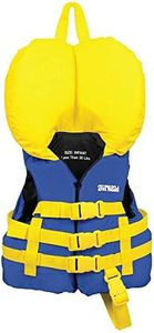 Airhead Infant General All Purpose Life Jacket for Infants under 30lbs, US Coast Guard Approved, Blue