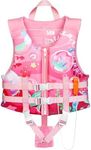 Toddler Swim Vest, Kids Swimming Floaties Jacket for 20-30-40-50 lbs Girls Boys for Boating, Pool, Beach, Learn to Swim