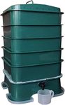 The Original VermiHut Plus 5-Tray Worm Compost Bin – Easy Setup and Sustainable Design