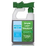 Advanced 16-4-8 Balanced NPK - Lawn Food Natural Liquid Fertilizer - Spring & Summer Concentrated Spray - Any Grass Type - Simple Lawn Solutions (32 Ounce)