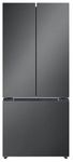 Hamilton Beach HBF1662 French Door Full Size Counter Depth Refrigerator with Freezer Drawer, 16.6 cu ft, Gunmetal