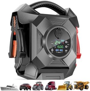 ODUKAKO 30000A Peak 12V/24V Jump Starter, CAT797 Semi Truck Battery Booster, -40°F Instant Start, Portable Lithium Pack, for Heavy Duty Diesel Engines Up to 50L and Gasoline Up to 99L, Class 8