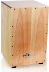 Pyle Jam Cajon - Wooden Cajon String Percussion Box (PCJD18)