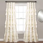 Lush Decor Kemmy Curtain | Ruffled,