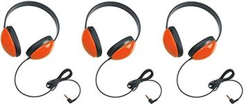 Califone 2800-RD Listening First Headphones in Red (Set of 3)