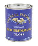 General Finishes High Performance Water Based Topcoat, 1 Pint, Gloss