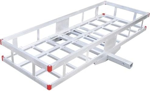 Ultra-Tow Aluminum Hitch Cargo Carrier - 500-Lb. Capacity, Silver, 60in. x 22.5in. x 8in.H