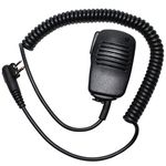 Replacement Motorola CP150 Two-Way Radio Shoulder Speaker Microphone - Handheld Push-to-Talk (PTT) Mic for Motorola CP150