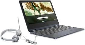 Lenovo Chromebook 3 14" HD Laptop - Intel Celeron N4020, 4GB RAM, 64GB eMMC, Chrome OS (with Headset Bundle) - Abyss Blue (82C1002AUS)