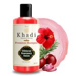 KHADI Hibiscus, Rosemary & Onion Shampoo | Reduces Hair Fall & Promotes Growth | Sulfate & Paraben Free | 210 Ml