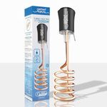 Water Heater Rod Heater for Bathroom Immersion Rod Water Heater, Copper and Nickel Rust-Free Coating, Shock Proof Design for Durable Life with Turbo Heat Pro Rapid Coil Heating Technology (COPPER)