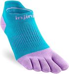 Injinji Women's Lightweight No-Show Sports Socks, sprinkle, Medium-Large