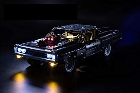 Brick Loot Deluxe LED Light Kit for Your Lego Technic Dom’s Dodge Charger Set 42111 (Note: The Model is NOT Included)