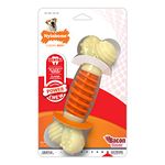 Nylabone Extreme Tough Pro Action Dog Chew Toy, Cleans Teeth, Bacon Flavour, XL, for Dogs Over 23 kg