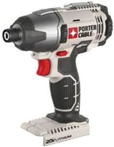 Porter Cable 20v Max Lithium Ion 1/4" Hex Impact Driver (PCC641 Bare Tool)