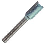 Rennie Tools - 11.1mm (7/16") Cutting Diameter x 20mm Flute x 1/4" Shank TCT Tipped 2 Flute Straight Router Cutter Bit. Compatible With Makita Bosch Trend Katsu Dewalt Router Etc. 11mm Router Bit