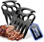 Kona Wolverine Meat Shredder Claws – Heavy Duty Plastic BBQ Meat Claws for Pulled Pork, Chicken, Beef – Strong Grill Tool for Shredding Food – Durable BPA-Free Material
