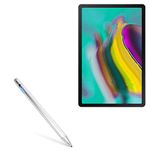 BoxWave Stylus Pen for Samsung Galaxy Tab S5e LTE (Stylus Pen AccuPoint Active Stylus, Electronic Stylus with Ultra Fine Tip for Samsung Galaxy Tab S5e LTE - Metallic Silver